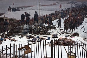 Bourbaki Panorama by Ferdinand & Castres Edouard (1838-1902) Hodler