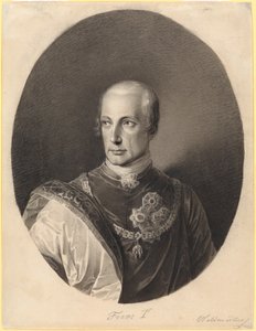 Franz I (1768-1835, Roman-German Emperor Franz II, from 1804 Austrian Emperor Franz I) by Ferdinand Georg Waldmüller