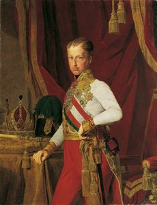 Portrait of Emperor Ferdinand I of Austria 1793-1875 by Ferdinand Georg Waldmuller