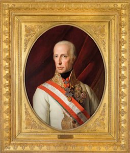Portrait of Emperor Francis I of Austria by Ferdinand Georg Waldmuller