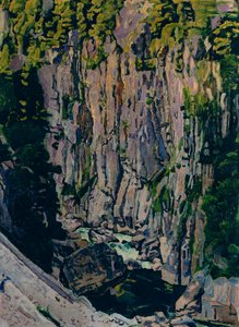 Aareschlucht by Ferdinand Hodler