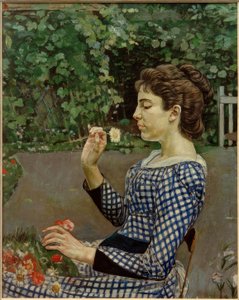 Portrait of Helene Weigle by Ferdinand Hodler