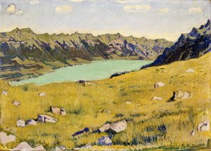 Lake Brienz from Breitlauenen, 1906 by Ferdinand Hodler