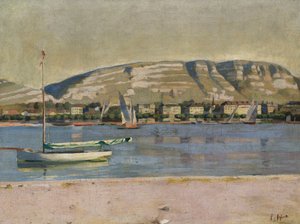 Geneva Harbour and the Saleve by Ferdinand Hodler