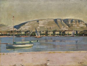 Geneva Harbour and the Saleve by Ferdinand Hodler