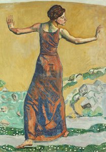 Joyous Woman by Ferdinand Hodler