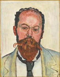Portrait of Mathias Morhardt by Ferdinand Hodler