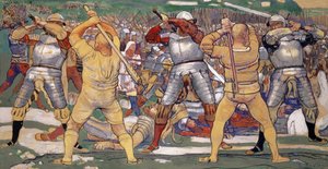 The Battle of Näfels, 1896-1897 by Ferdinand Hodler