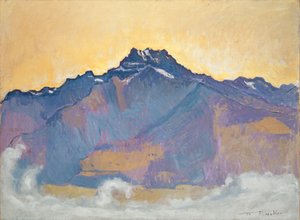 The Dents du Midi Seen from Chesières