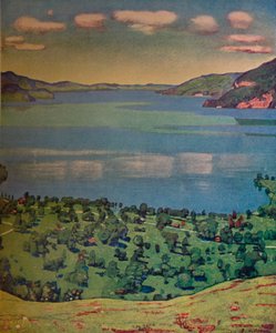 The Lake of Thun, from Leissigen by Ferdinand Hodler