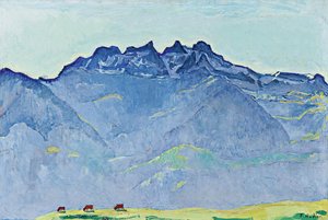 View of the Dents-du-Midi from Champéry