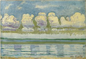 Lake Geneva with the Swiss Jura by Ferdinand Hodler
