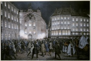 The students get the arms on the eve of March 13 by Ferdinand Hofbauer