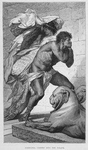 Cleopatra Carried into the Palace