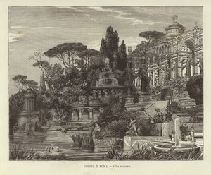 Greece and Rome - Roman villa by Ferdinand Knab