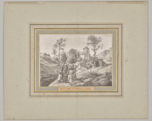 Wednesday. Footpath on the Mönchsberg near Salzburg by Ferdinand Olivier