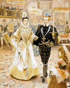 French King Henri III and the dance of torch