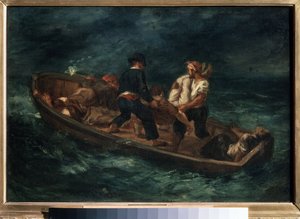 After a Shipwreck by Ferdinand Victor Eugene Delacroix