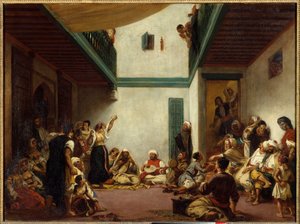 Jewish Wedding in Morocco by Ferdinand Victor Eugene Delacroix