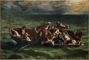 Don Juan Shipwrecked by Ferdinand Victor Eugene Delacroix