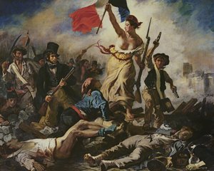 Liberty Leading the People, 28 July 1830 by Ferdinand Victor Eugene Delacroix
