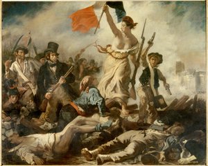 Liberty Leading the People, July 28th by Ferdinand Victor Eugene Delacroix