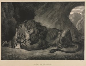 Lion of the Atlas, 1829 by Ferdinand Victor Eugene Delacroix