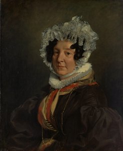 Madame Henri François Riesener, 1835 by Ferdinand Victor Eugene Delacroix