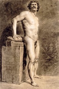 Male Academy Figure, Probably Polish, Standing