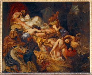 The Death of Sardanapalus, 1826-1827 by Ferdinand Victor Eugene Delacroix