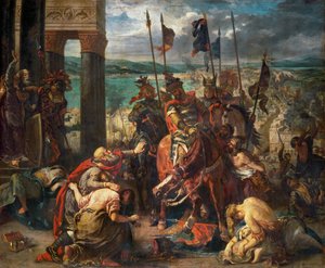 Constantinople Taken by the Crusaders by Ferdinand Victor Eugene Delacroix