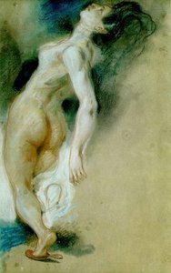 Study for the Death of Sardanapalus by Ferdinand Victor Eugene Delacroix