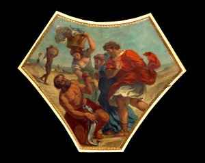 The Drachma of the Tribute Found by St. Peter by Ferdinand Victor Eugene Delacroix