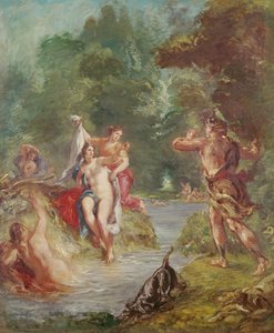 The Four Seasons, Summer: Diana and Actaeon, 1862 by Ferdinand Victor Eugene Delacroix