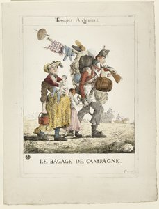 English Troops: The Campaign Baggage