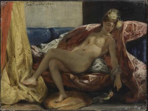 Woman with a Parrot