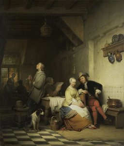 Interior of an Inn by Ferdinand de Braekeleer
