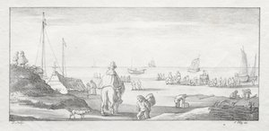 Along a Dutch Shore by Ferdinand the Elder Piloty