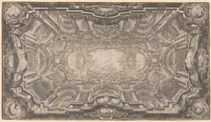 A Grand Illusionistic Ceiling by Ferdinando Galli Bibiena