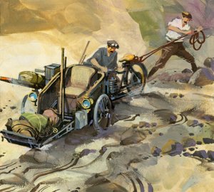 Ten thousand mile motor race