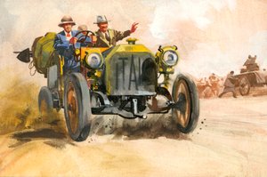 Ten thousand mile motor race