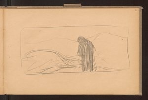 Recto: Death of Pegasus; Verso: Sketches of Crossed Ears, Project for Decoration Published by "Żurawce" 1910
