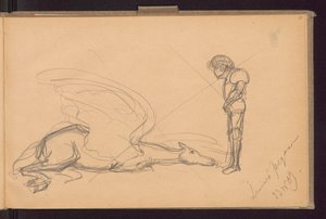 Death of Pegasus by Ferdynand Ruszczyc