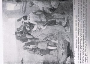 Pastoral life in the Bronze Age, illustration from 