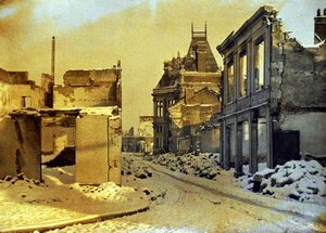 Chauny, Aisne, France, 1917 by Fernand Cuville