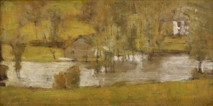 A Fosset; The Flood by Fernand Khnopff