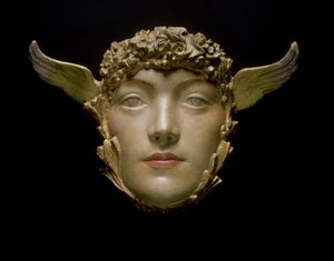 A Mask, c.1897 by Fernand Khnopff