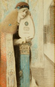 A Musician by Fernand Khnopff