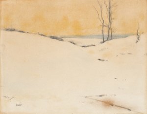 In the Snow by Fernand Khnopff