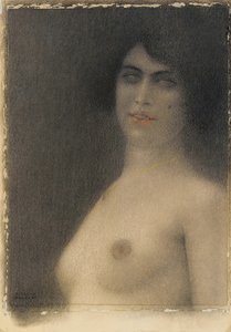 Black Hair, 1914 by Fernand Khnopff